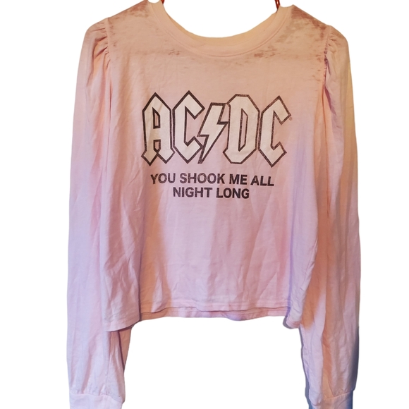 Recycled Karma AC/DC Shook Me All Night Long long sleeve tee - Picture 5 of 9